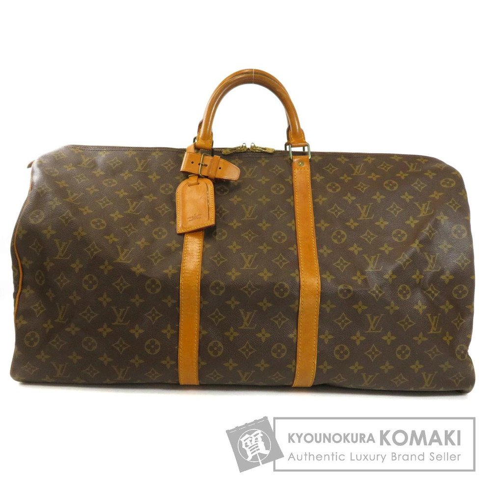 Louis Vuitton Keepall Monogram Canvas Travel Bag Brown